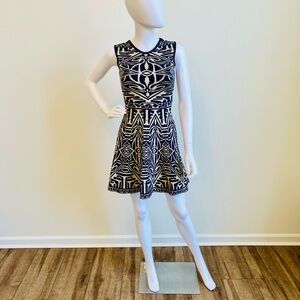 Mini flare sweater dress